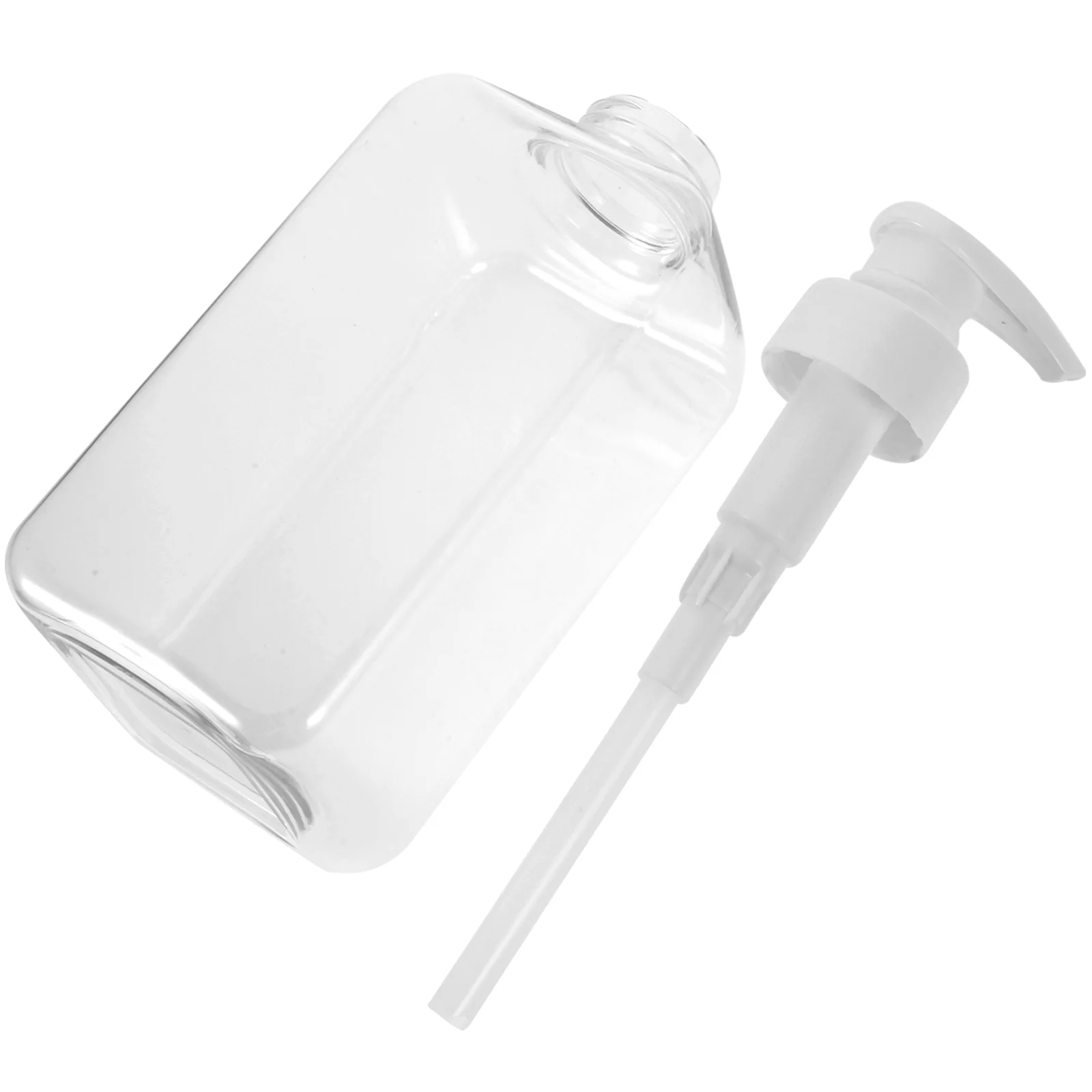 

450ml Shampoo Shower Gel Pump Bottle Liquid Soap Dispenser Container Empty Plastic Lotion Holder Travel Size Modern Design