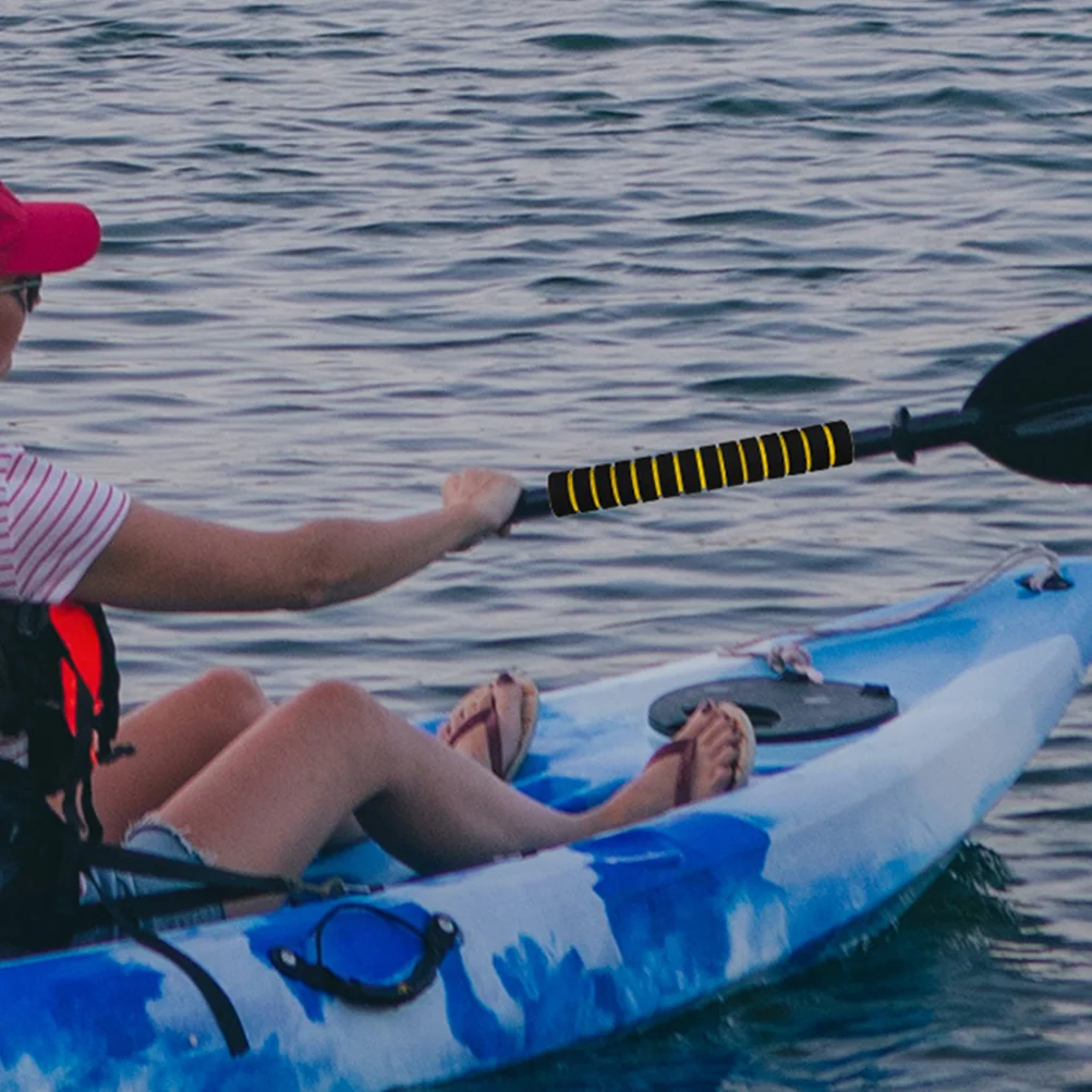 

Comfortable Sponge Kayak Paddle Grips NonSkid Canoe Paddle Handle Protector Accessories