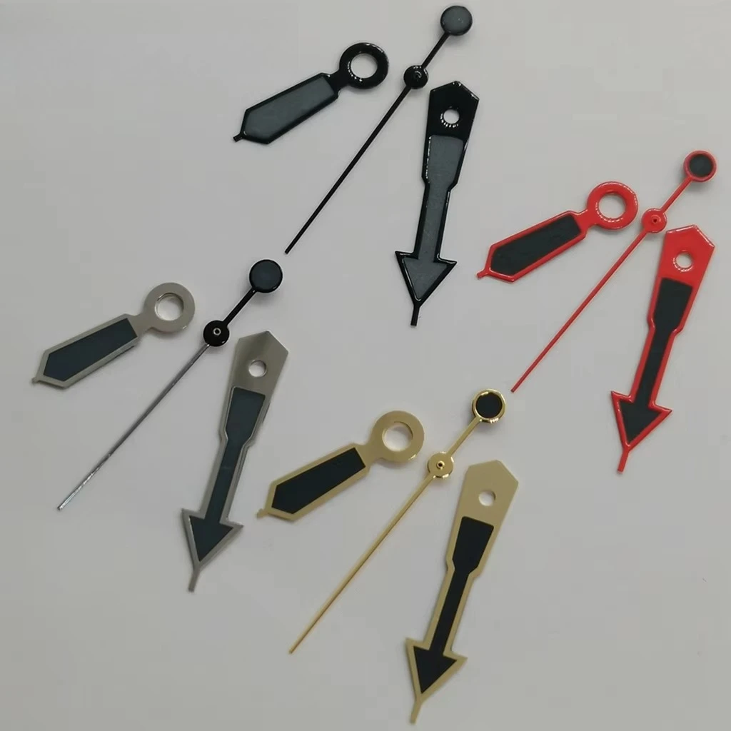 NH35 Watch Hands SKX Hands Silver Gold Black Red Hands For NH35/NH36/4R/7S Movement Watches Pointers Green Luminous