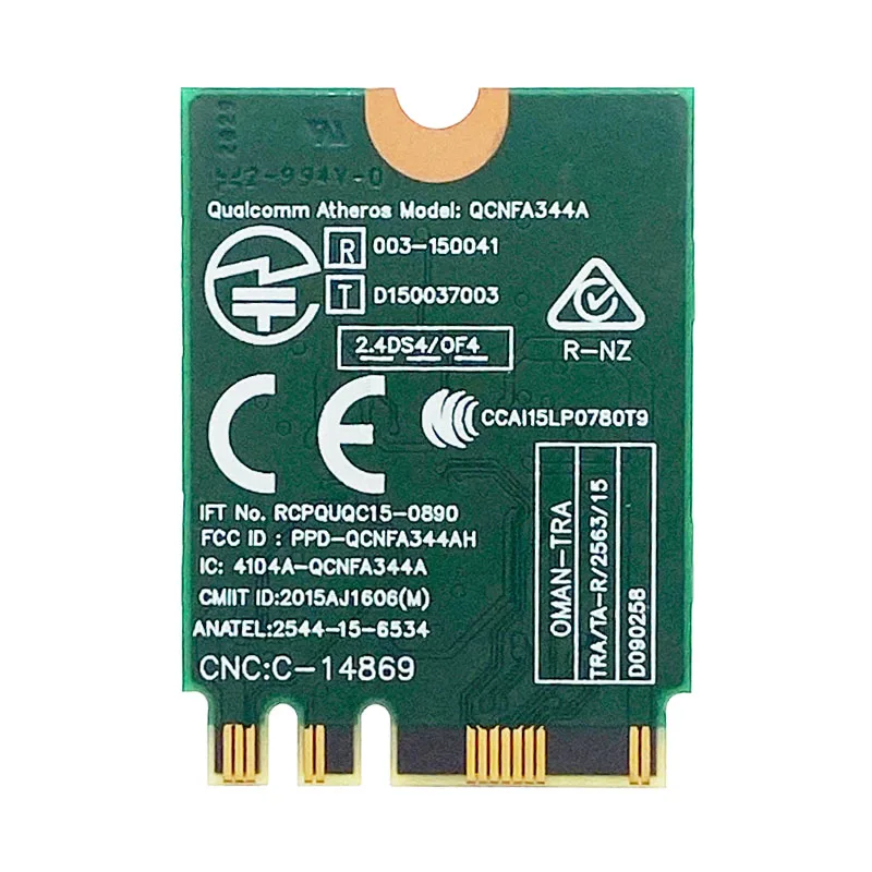 Atheros Wireless 802.11AC Wi-Fi adapter QCNFA344A NFA344A 802.11ac 867Mbps wifi Dual Band + BT4.1 bluetooth 4.1 NGFF Card M2