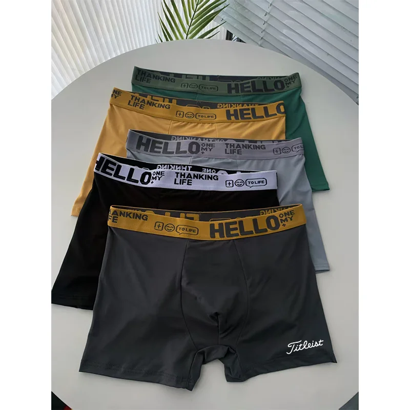 

3/5 Pcs Boxer Shorts Men's Underwear for Men Confortable Sexy Briefs Boxing Slips Fit Underpants Male Slips Panties