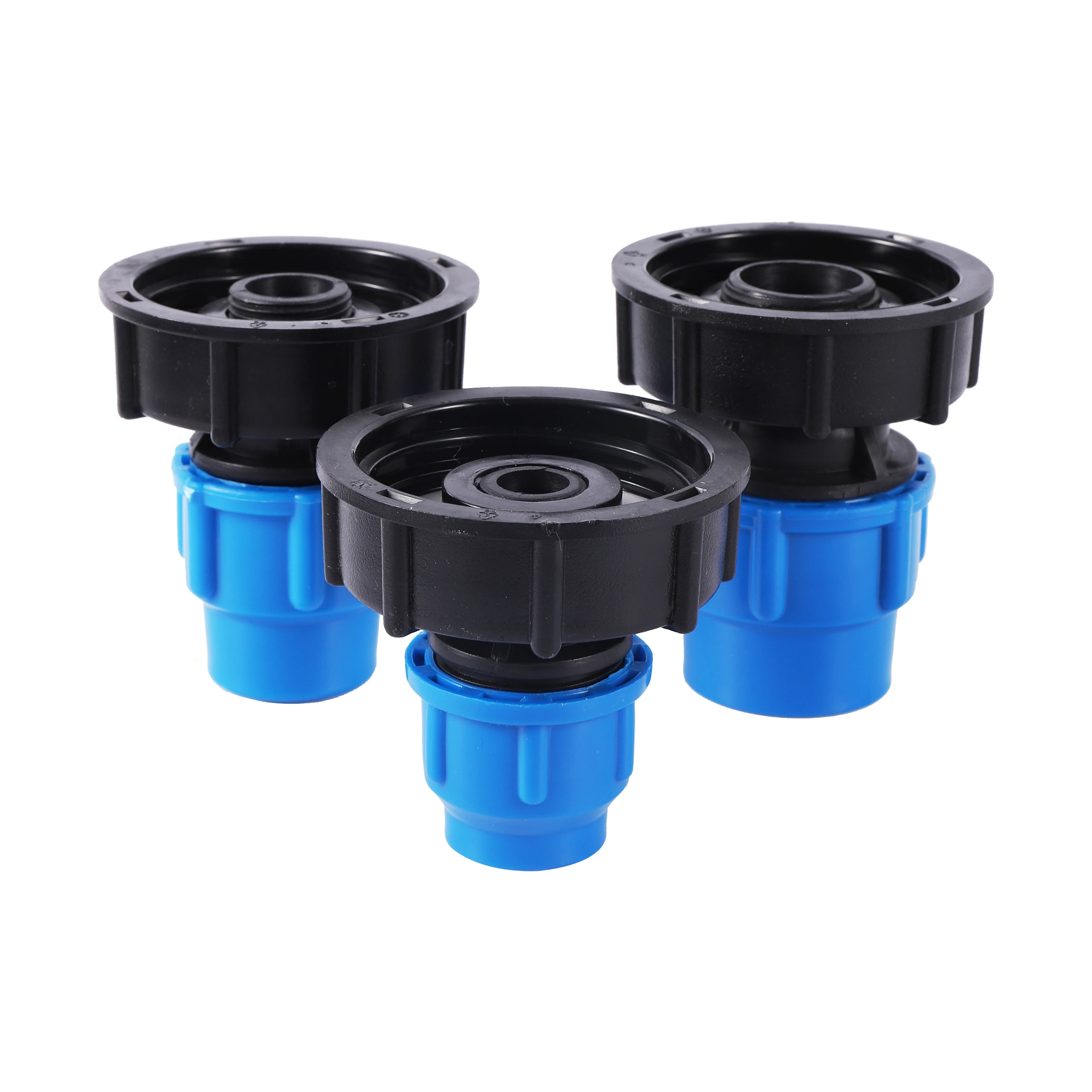 

S60mm to 20/25/32 mm Water Tank Pipe Joints Garden Water Connectors For Tank Outlet Inlet Watering Irrigation Quick Connector