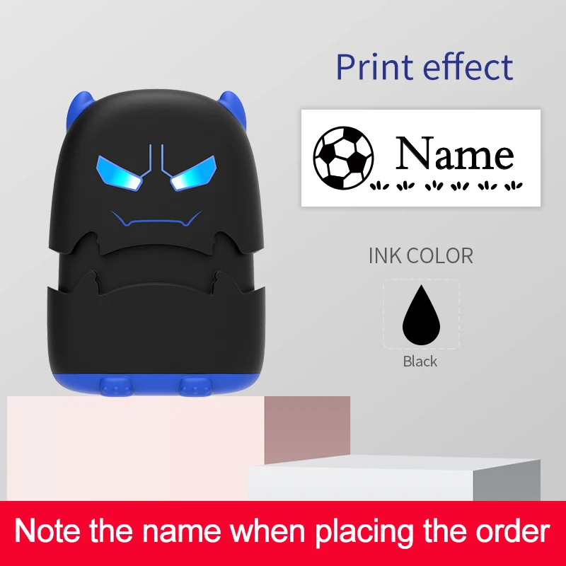 Benutzerdefiniertes Cartoon-Baby-Namenstempel-Set – wiederverwendbar für Baumwoll-/Modal-Kleidung und Schultaschen, ungiftige, wasserfeste Tintenversiegelung
