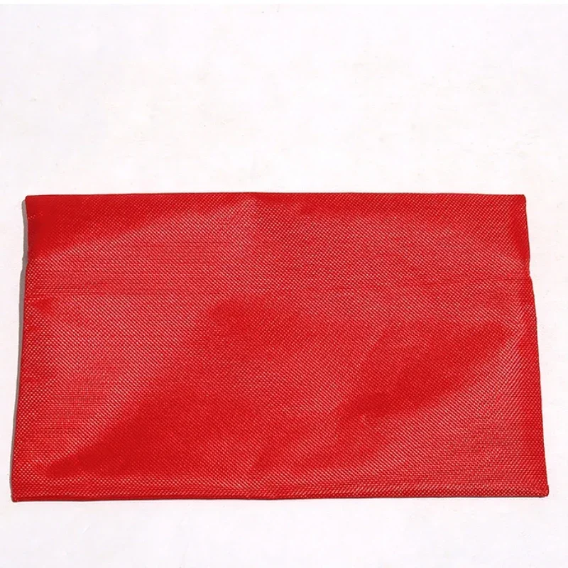 Simple Practical First Aid Bags Red Color Oxford Fabric First Aid Product Storage Bags Case Holder