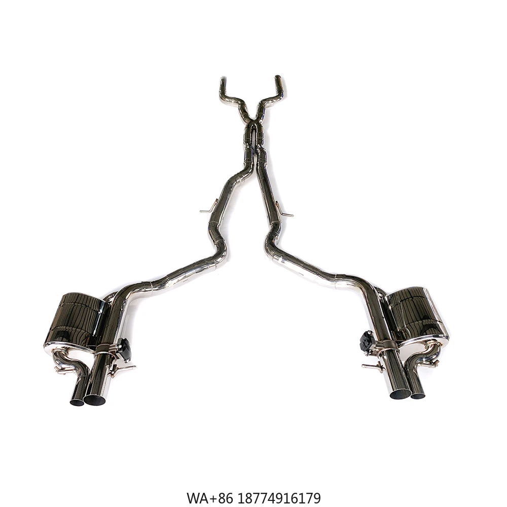 

Выхлоп Catback для E63/e63s W213 4.0tt 2016-2023 Escape, глушитель выхлопной трубы из нержавеющей стали