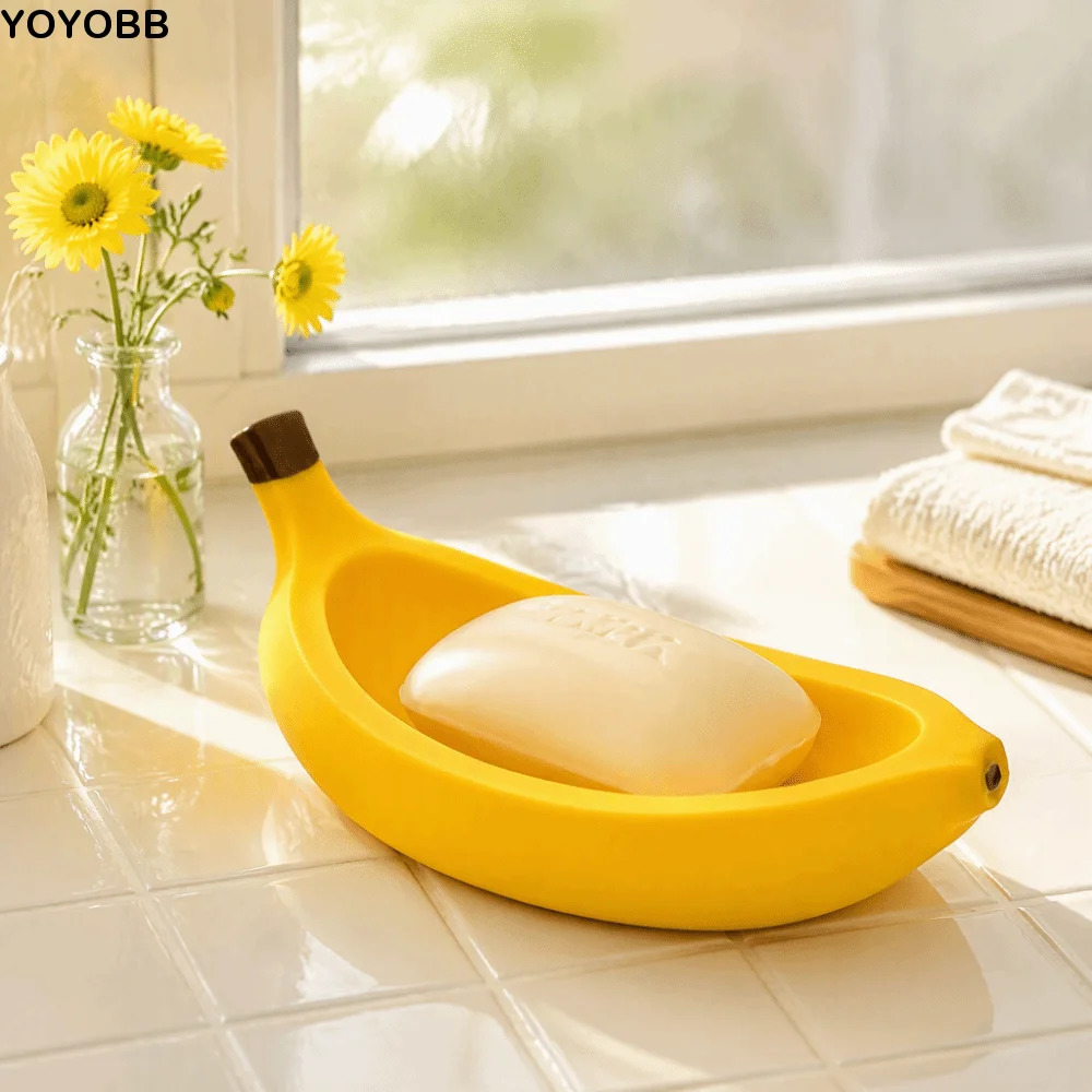 Multi-functional Drainable Soap Dish Draining Drain Design Soap Box Single Layer No Drill Soap Storage Wall Hanging