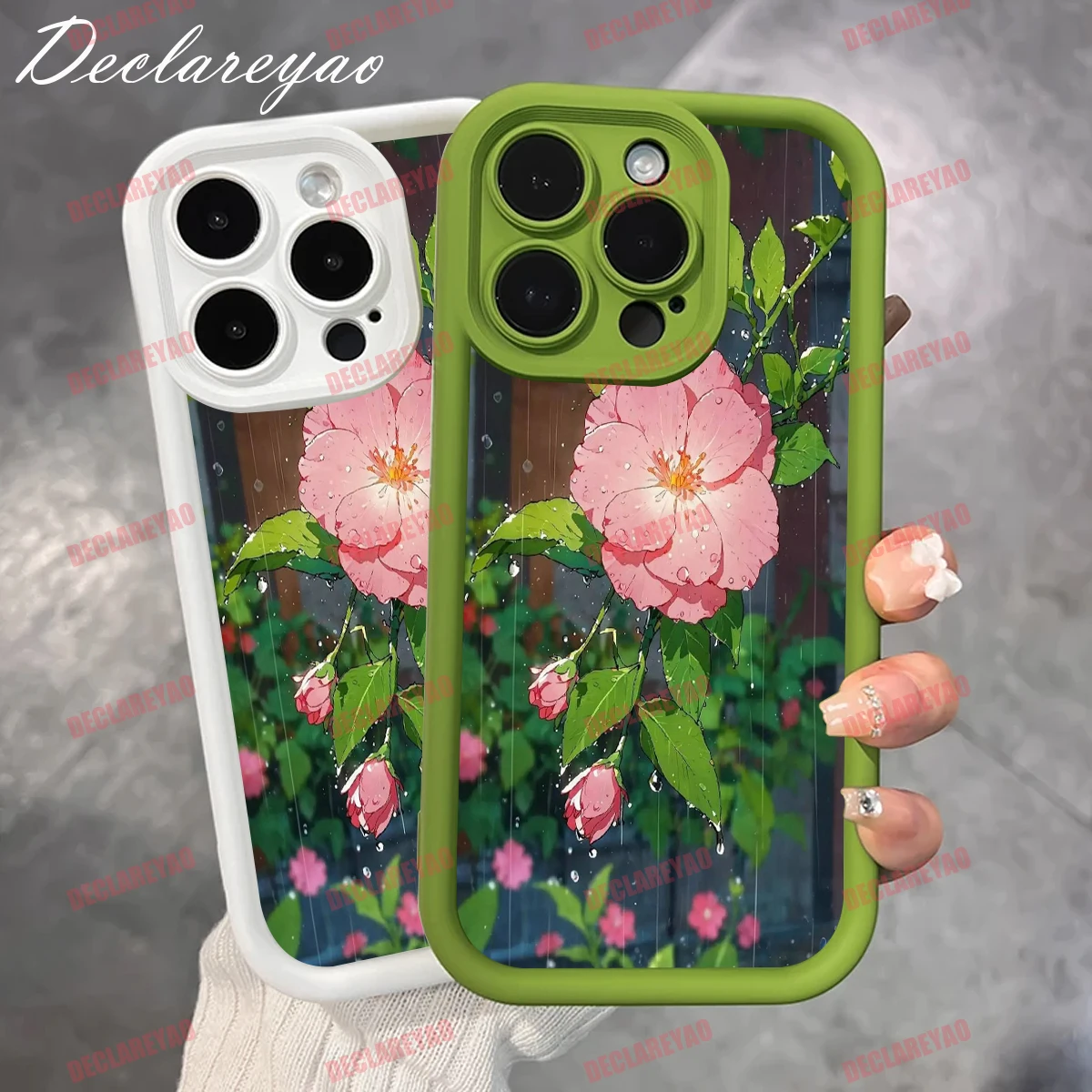 DECLAREYAO ماتي بولي يوريثان لينة خفيفة سليم حالات ل Realme 9 C65 C71 GT6 5 C75 زائد N63 Narzo 60 Q Q5 14 Pro C يغطي حافظة للصدمات