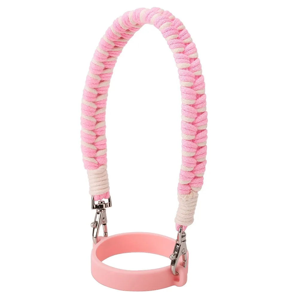 

Silicone Ring Hand-woven Water Bottle Sling Rope Stretchable Detachable Water Bottle Lanyard Universal Water Bottle Handle Strap
