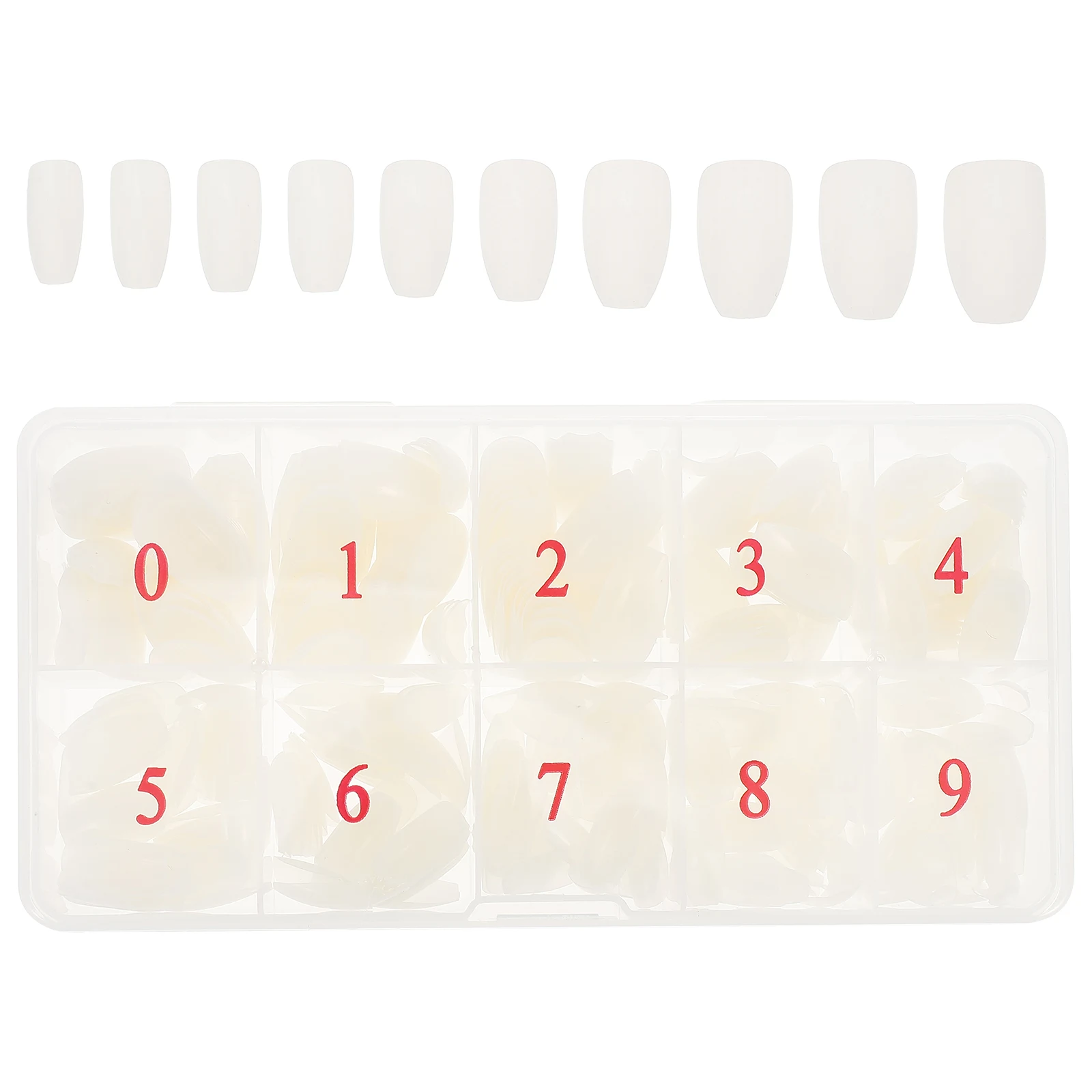 

500pcs Nails Full Cover Manicure False Nail Tips Detachable Plastic DIY Nail Art Fake Nails Wedding Prom Gift