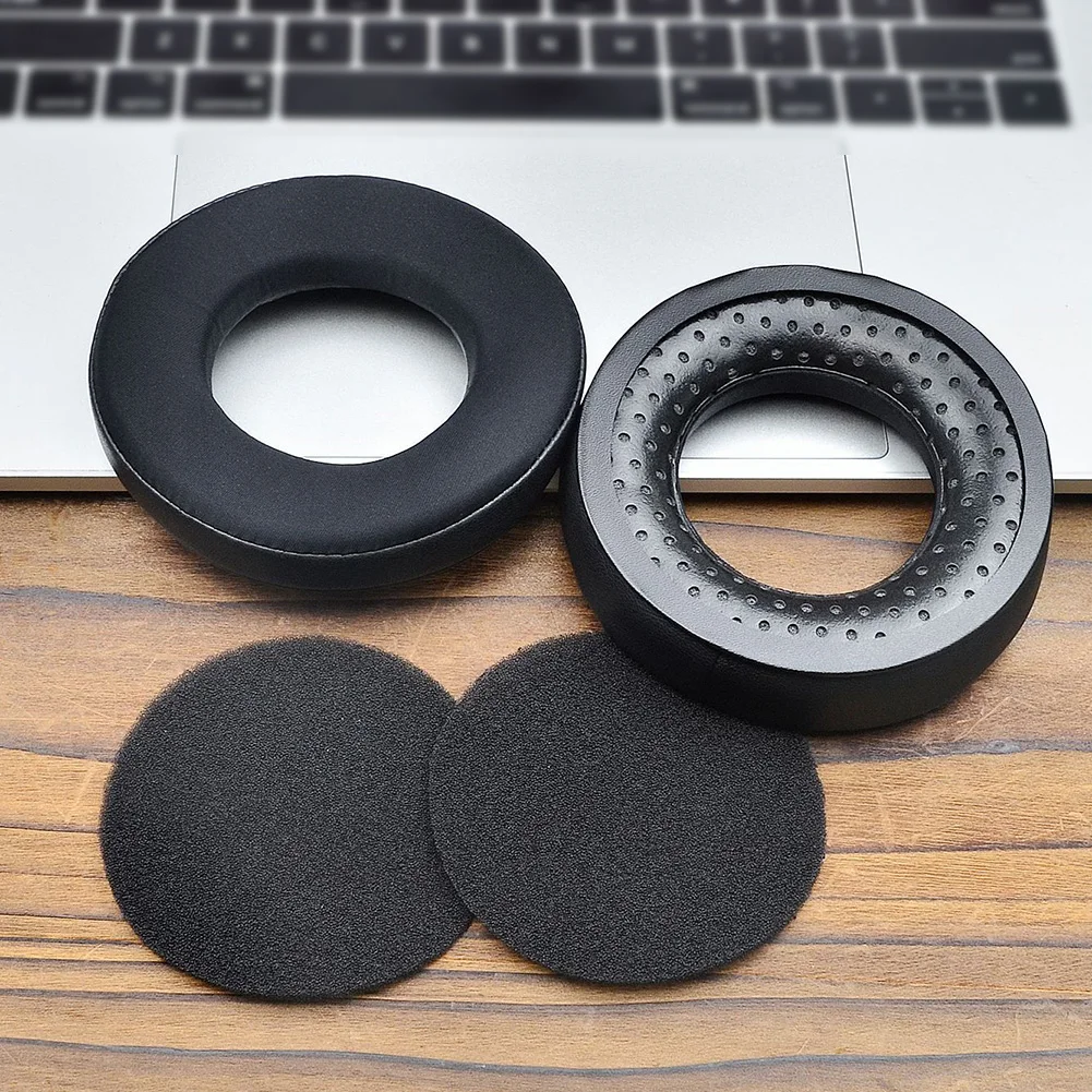 وسادات أذن من جل التبريد الهندسية المريحة المتوافقة مع سماعات الرأس Beyerdynamic التي تتميز بالجلد والقماش من أجل المتانة