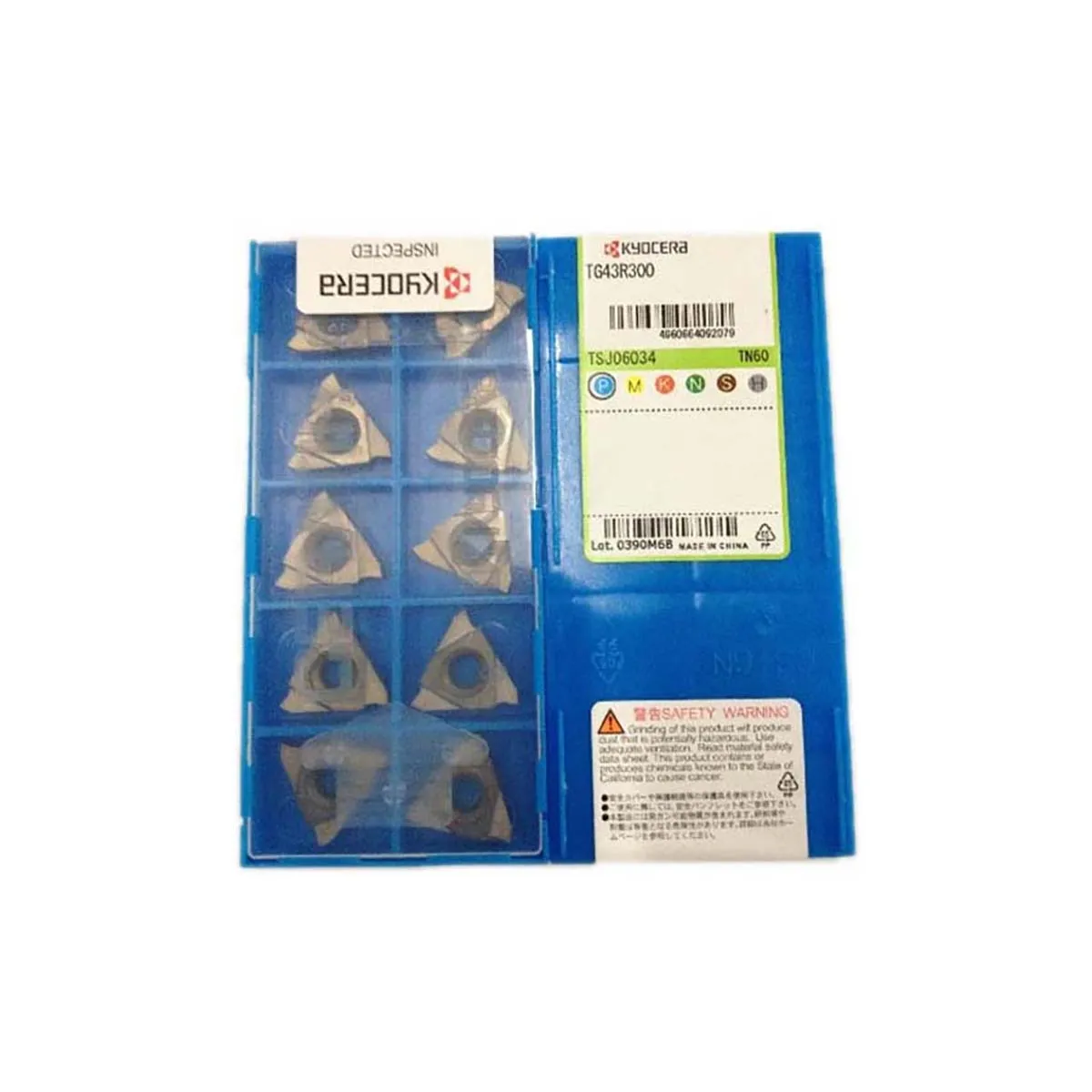 

Kyocer a 100% Original TG43 TG43R300 TN60 TG43R200 TN60 CNC Holder Grooving Tool Carbide Inserts