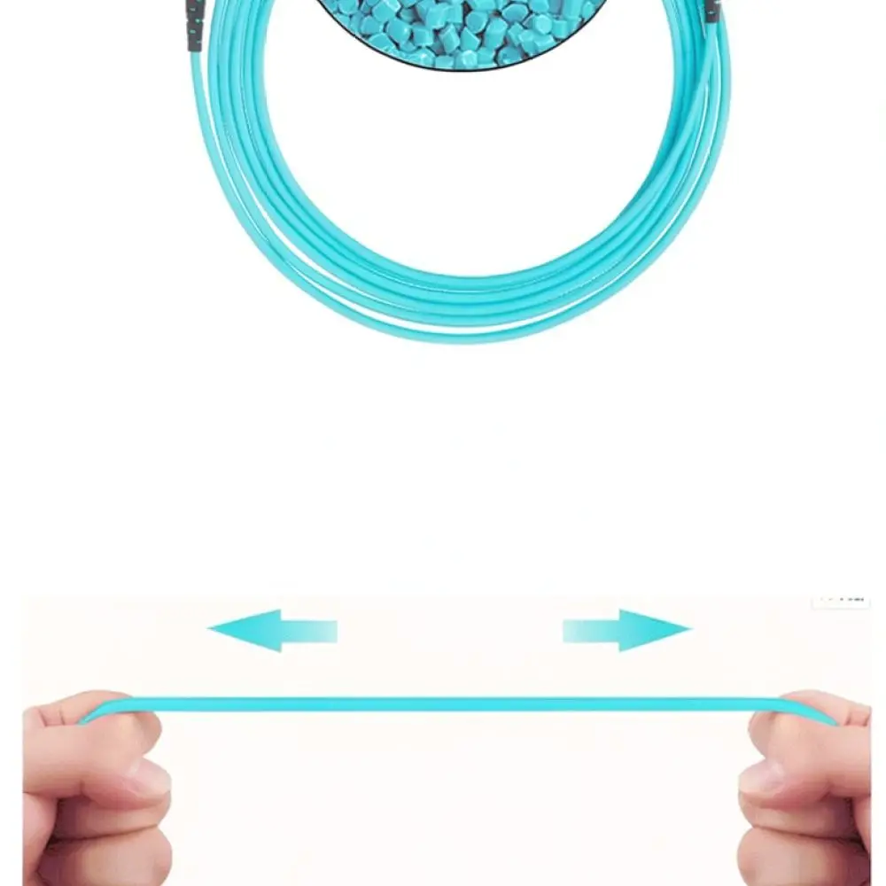 Industrial MPO Fiber Optic Patch Cord For Kaida OM3 OM4 Multimode Data Center Network Backbone Connector High Efficiency