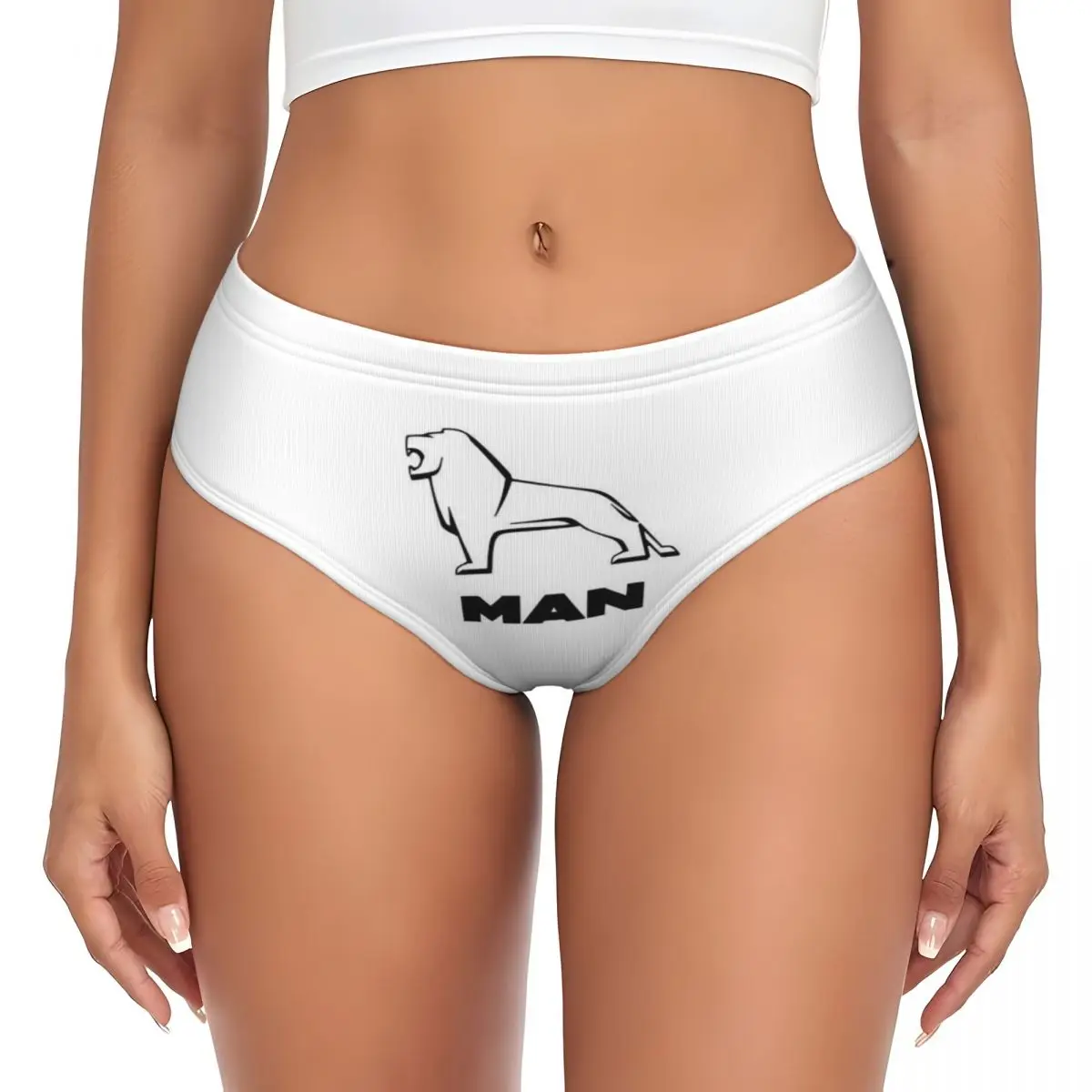 Custom Man Truck Bus Dual-use Logo Panties Briefs Women's Comfort Briefs Underwear Breathable Female Underpants