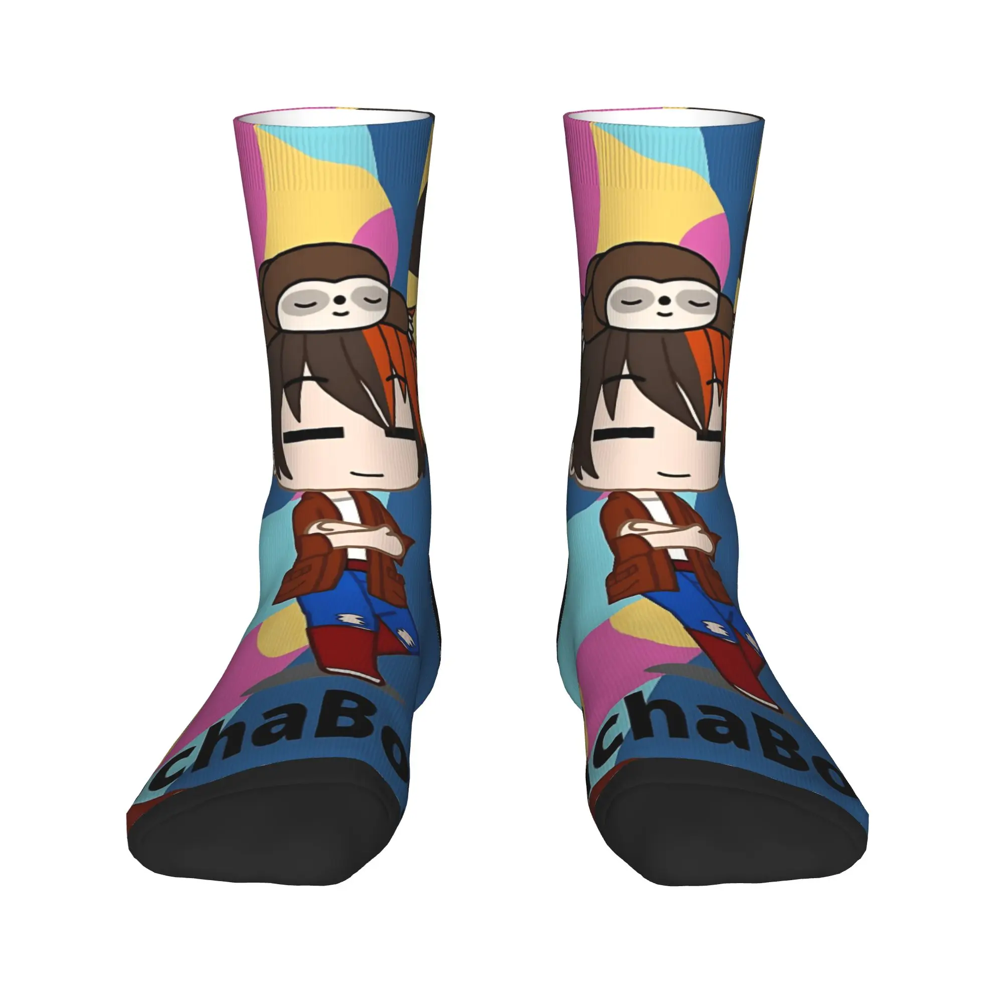 Gacha Life Stockings  Retro Socks Unisex Men High Quality Socks Autumn Cycling Graphic Non Slip Socks Gift