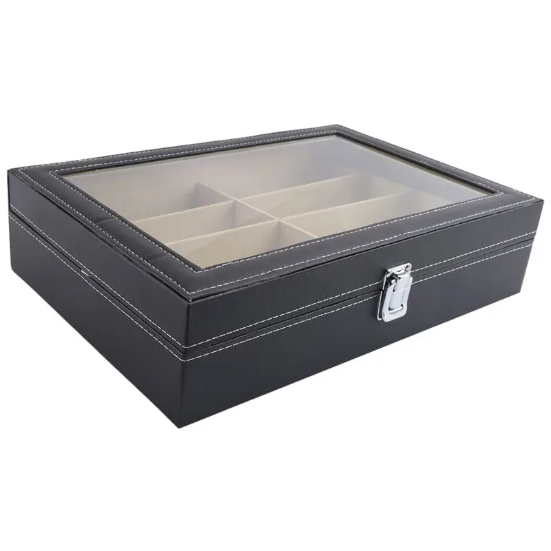 

Футляр для очков ABZL на 8 отделений, органайзер для хранения очков и солнцезащитных очков, подставка-витрина для очков