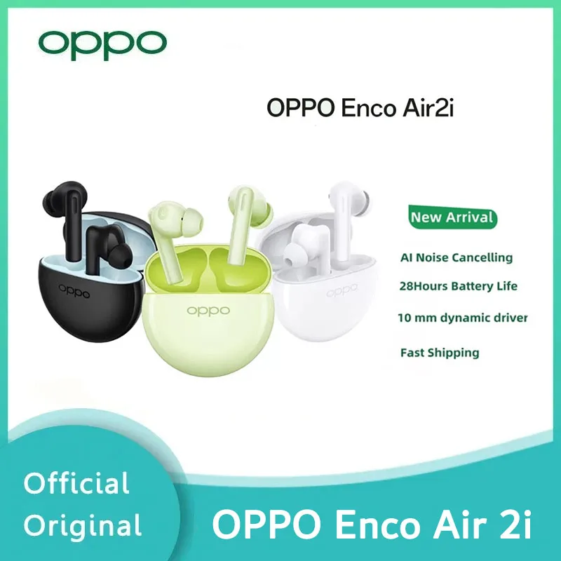 OPPO Enco AIR 2i Wireless Earbuds Bluetooth 5.2 AI Noise Cancelling Sports Earphone