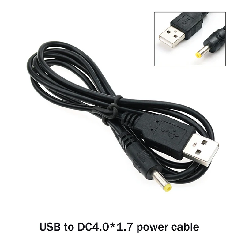 100cm USB Charging Cable, DC 4.0mm Plug, DC4017, 5V2A