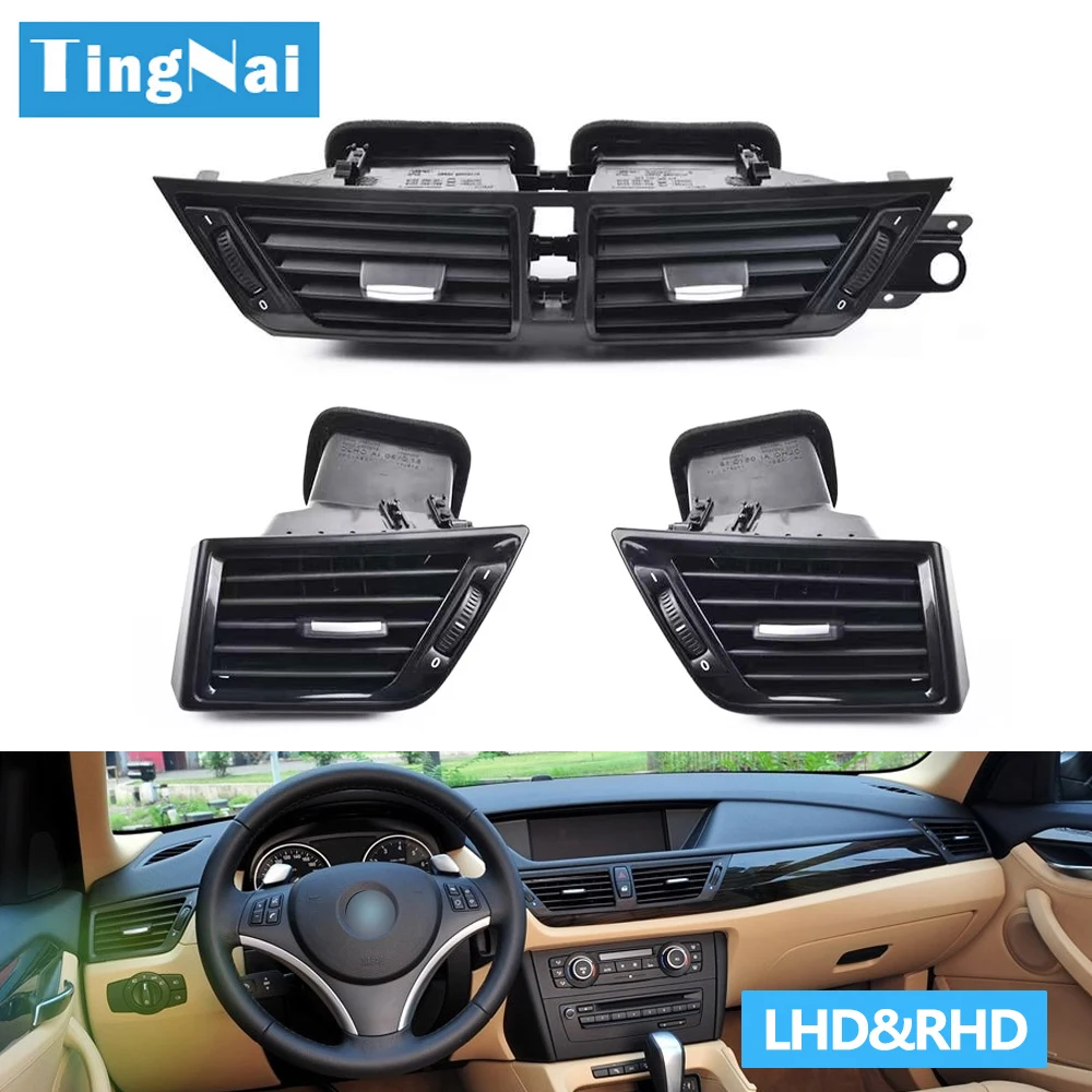 

LHD RHD Front Middle Dashboard Air Conditioning AC Vent Grille Outlet Complete Assembly For BMW X1 E84 2010-2015 64229258354