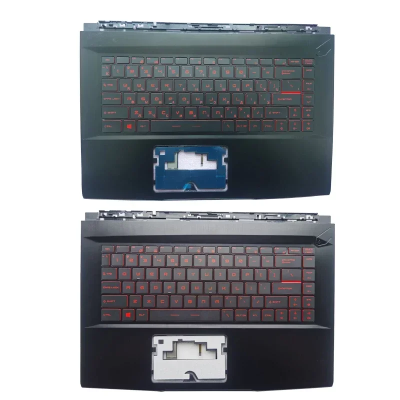 NEW for MSI GF63 8RC 8RD MS-16R1 R2  R3 R4 R5 R6 Russian RU/US/Spanish laptop keyboard with Palmrest upper COVER backlit