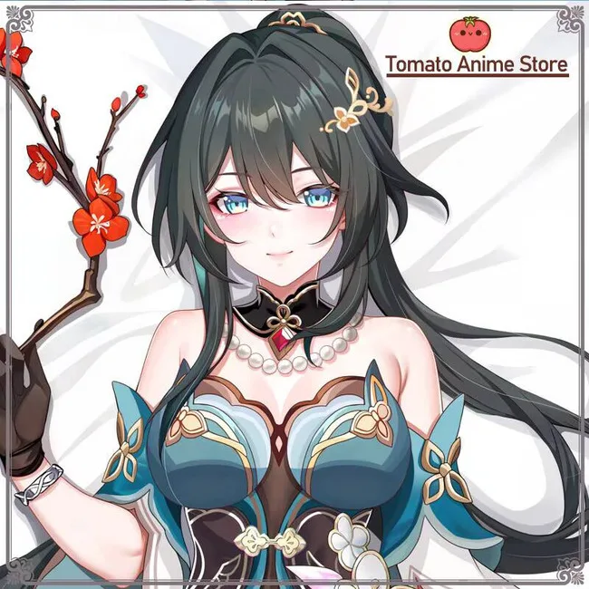 

Honkai: Star Rail Ruan Mei Dakimakura Hing Body Case Otaku Pillow Cushion Bed Ings Xmas Gift