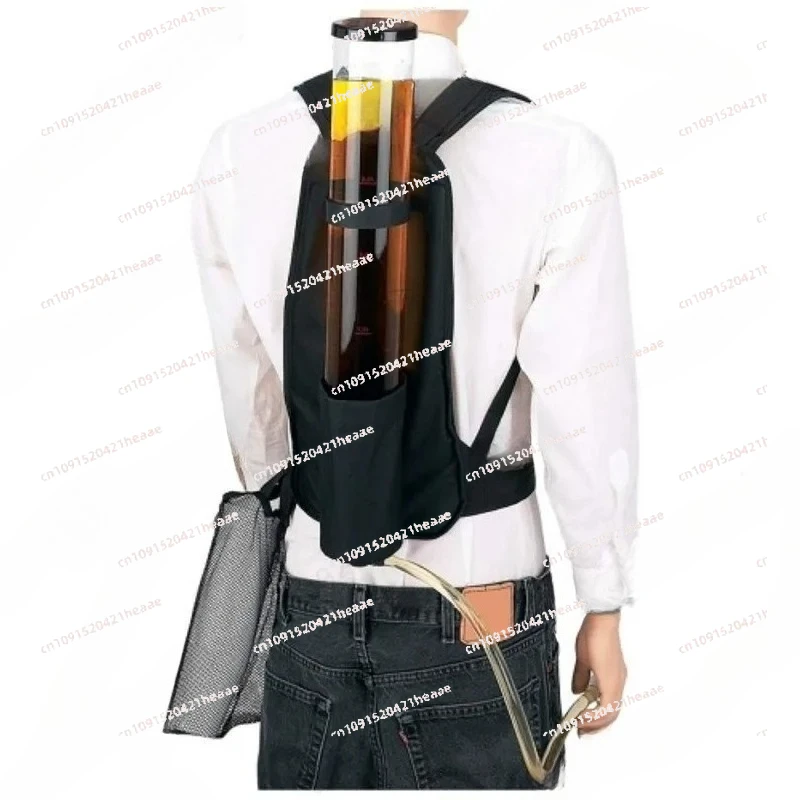 Suitable for Backpack wine cannon beverage beer machine 3 liters 6 liters double tube wine dispenser wine rack outdoor bar