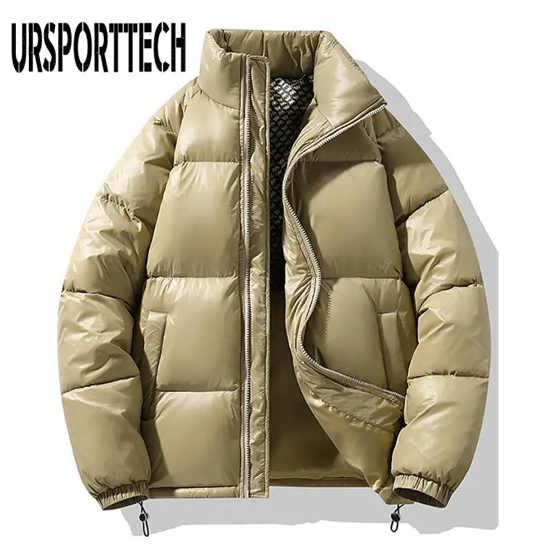 Winterjas Mannen Puffer Jassen Dikker Fluwelen Heren Winter Mannelijke Jas Windjack Losse Heren Dames Donsjacks Overjas