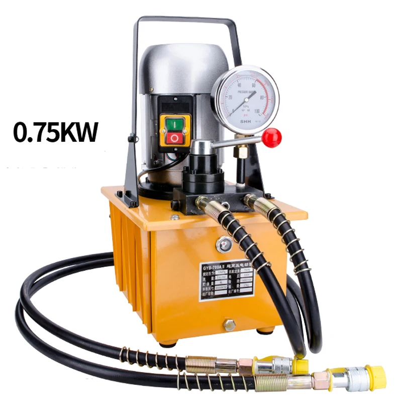 Electric Hydraulic Pump Solenoid Valve Three Oil Circuits Electric Hydraulic Pump High Pressure Hydraulic Oil Pump GYB-700AIII