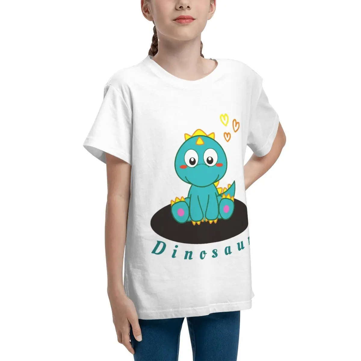 Baby Dinosaur For Sale Teenagers Basic Short Sleeve T-Shirt Retro Tshirt Casual Graphic Funny Novelty Top quality