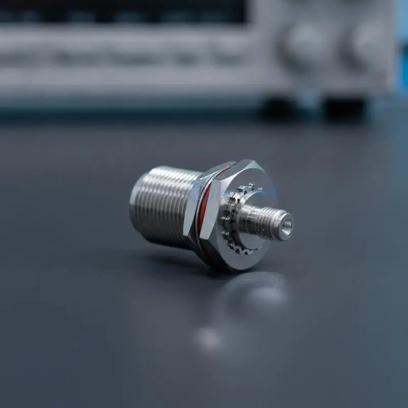 SMA Female to N Female Bulkhead RF Connector 50Ohm Nickel Plated for Walkie Talkie Repeater Antenna Connection