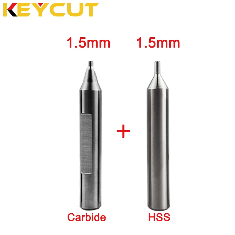 Wear Resistant Milling Cutter 0.9-3.0mm for Wenxing DEFU Manual Vertical Key Machine Locksmith Tools