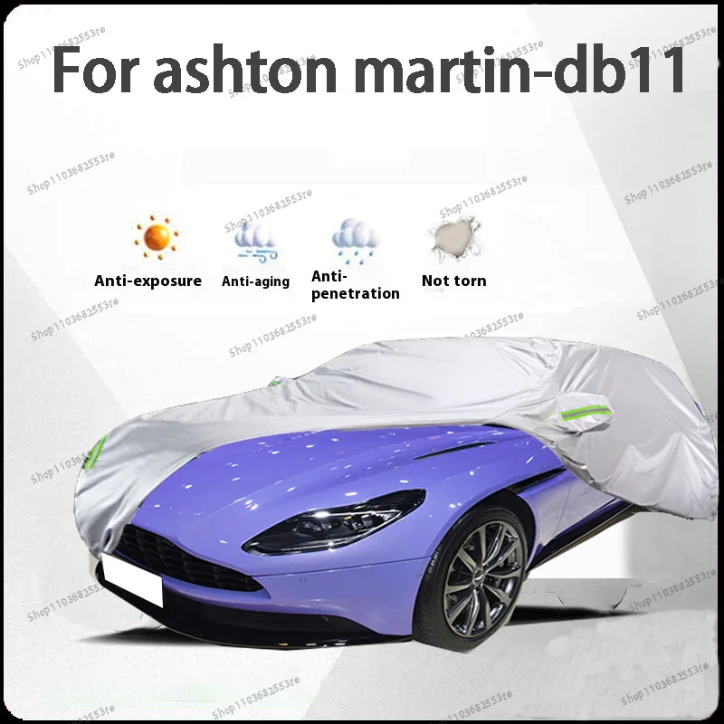 

For Ashton Martin DB11 Fit Car Cover Waterproof, Dustproof, Sunshade (UV), Snowproof | Silve Full Cover with All-Day Protection