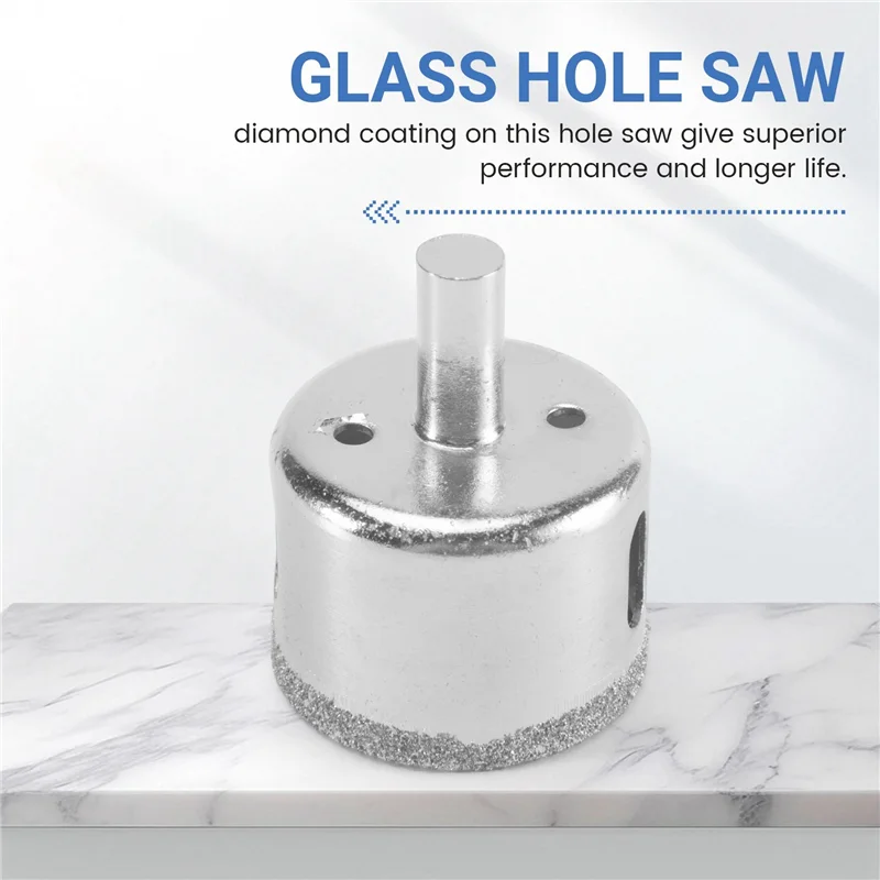 

AB42-4Pcs 40Mm Diamond Tipped Tile Glass Hole Saw Drill Bit