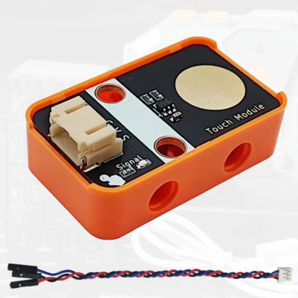 Capacitive Touch Sensor Module Momentary Touch Switch Output Low Level Signal, Building Block Shell & PH2.0 Interface