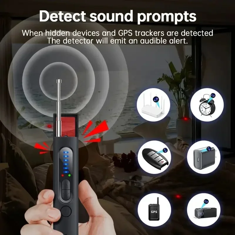 X13 Camera Detector Hotel Anti-camera Infrared Scanner Anti-GPS Anti-voyeur Positioning Monitoring Wireless Detection