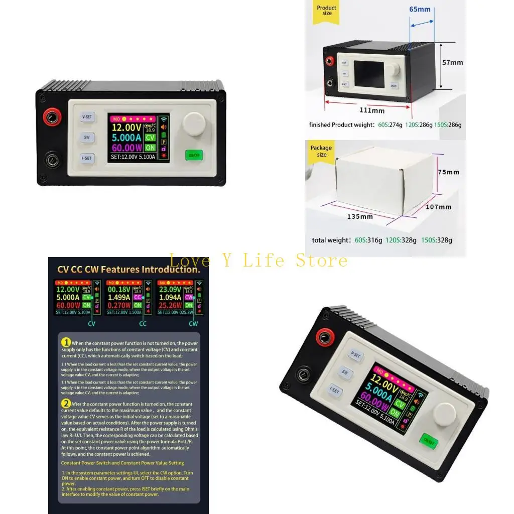 

L74C Programmable Power Supply 0 36V Practical Voltages Ranges Current Control