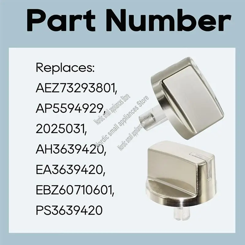 A09G-AEZ73293801 مقبض التحكم في الموقد لموقد الغاز/الموقد، مقبض الموقد استبدال الجزء EBZ60710601، AP5594929