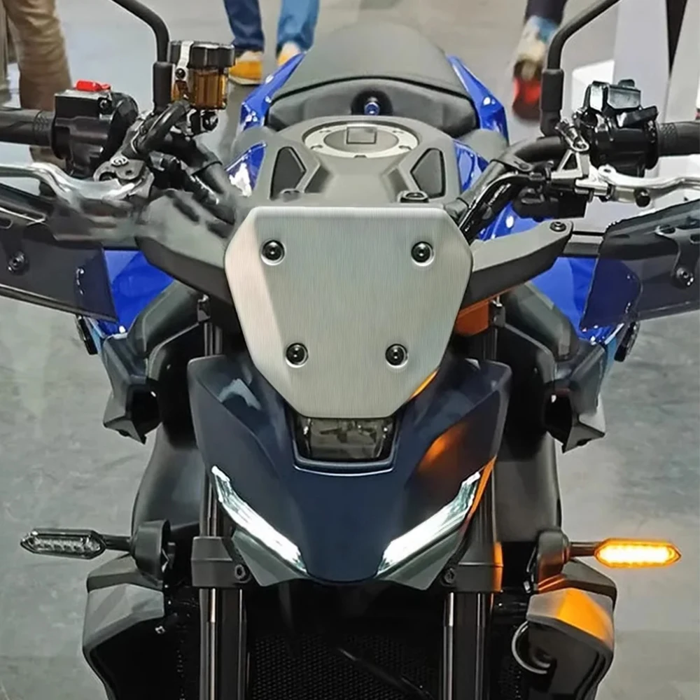 لياماها MT-09 MT09 2024 دراجة نارية الزجاج الأمامي الرياح منحرف الزجاج الأمامي هدية يندبروف درع الألومنيوم الملحقات #2