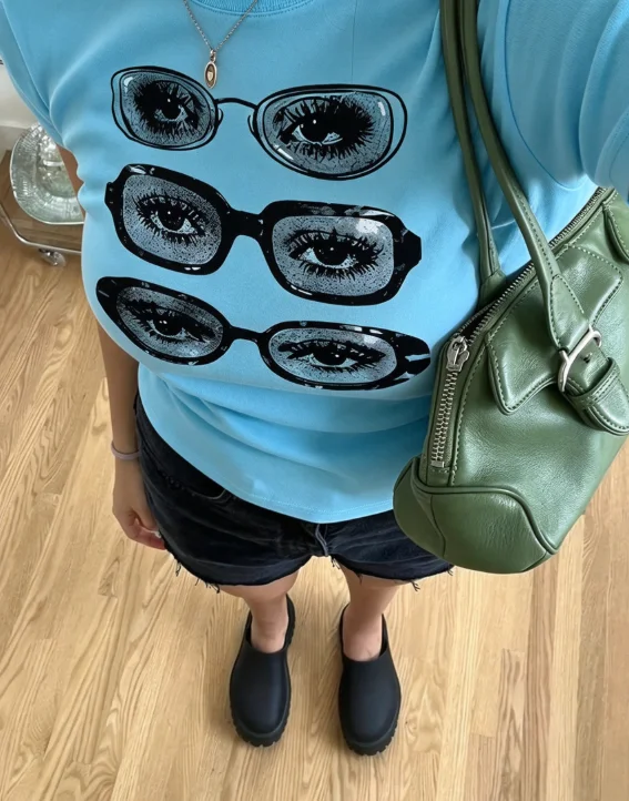 2026 Spring Summer Oversized Women Cotton Graphic T-shirt Crew Neck Short Sleeve Fashion Print All-match Vacation Street Casual Clothing Tops