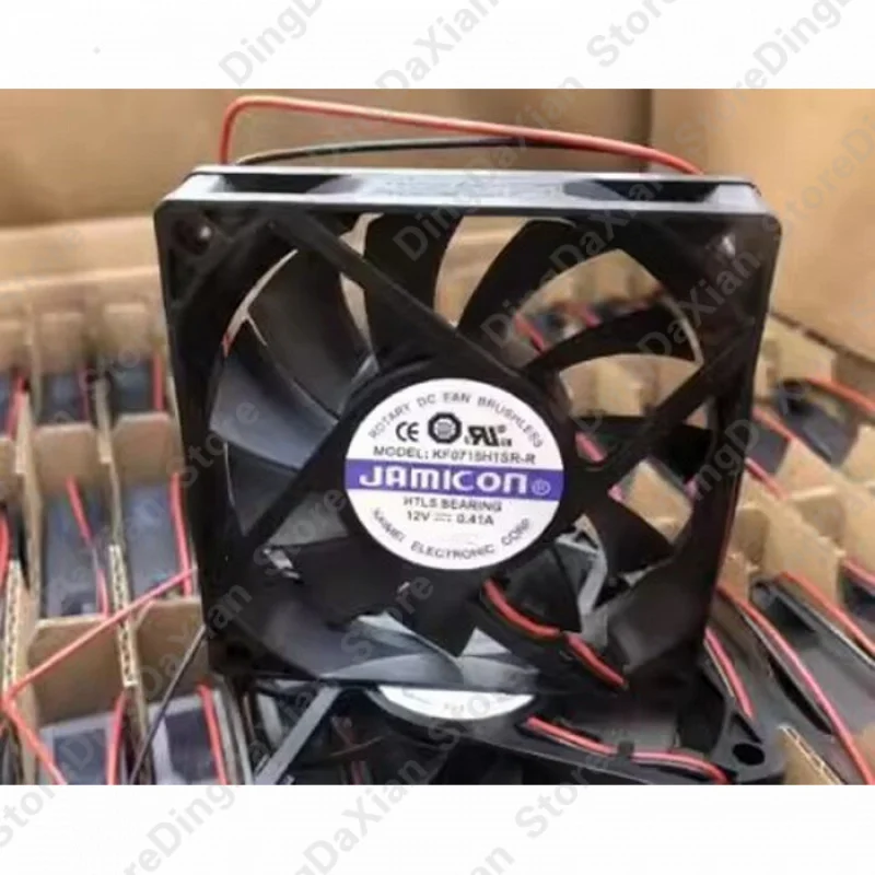 x For JAMICON KF0715H1SR-R 7015 12V 0.41A 7CM 2-Wire Silent Cooling Fan new