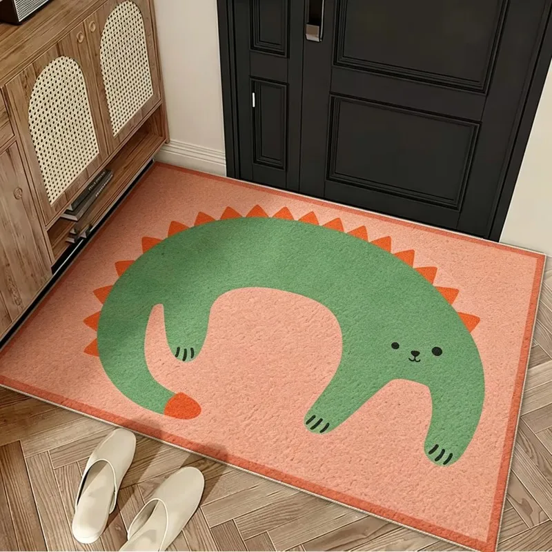 VIKAMA Vintage Camera Doormat Study Home Office Entryway - Non-Slip Noise-Reducing Retro-Photography Indoor Home Decor
