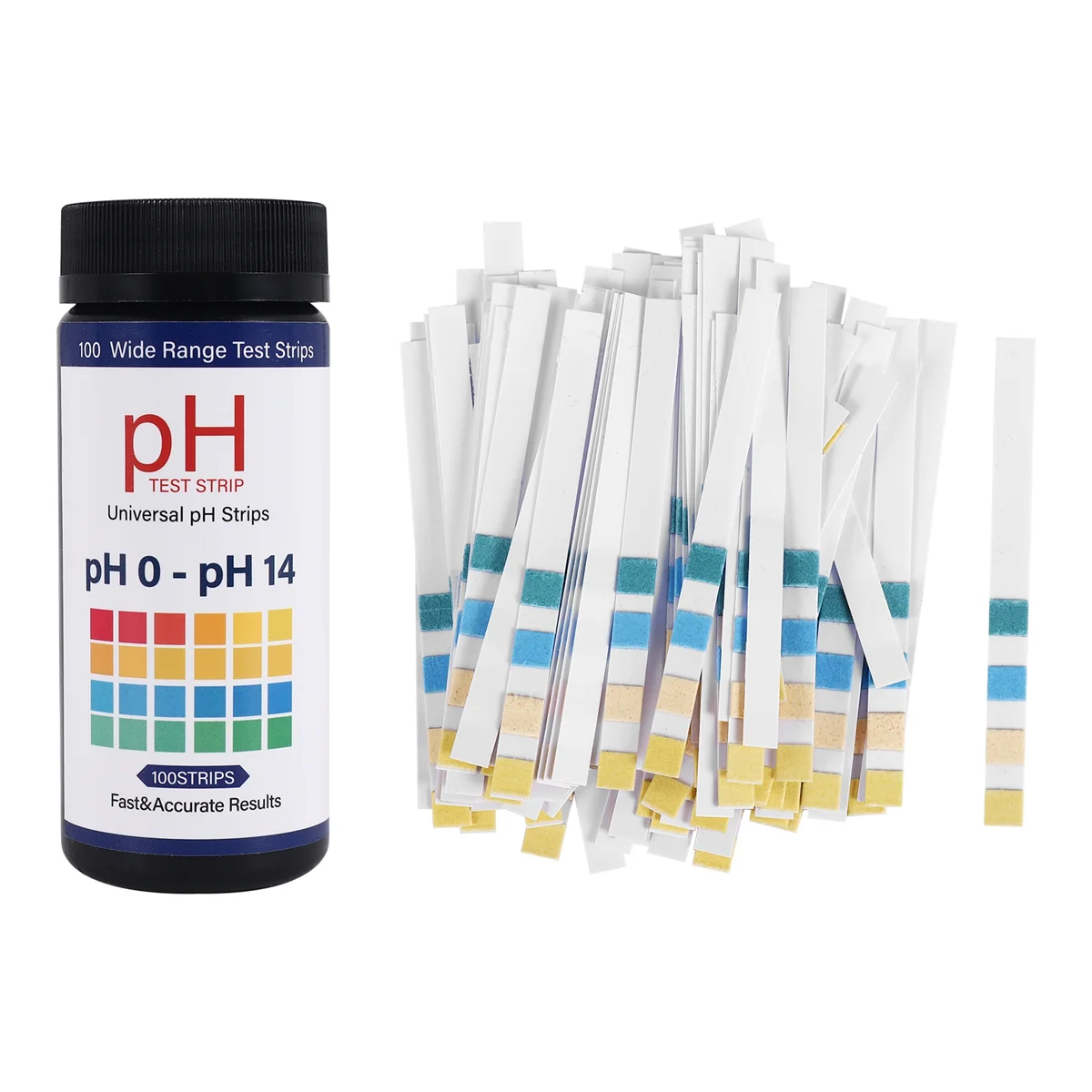 Тест-полоски BISM PH почвы 100 полосок Тестер почвы 0-14 PH Тест почвы, тест-полоски PH почвы, тестер растений для почвы, тест-полоски PH