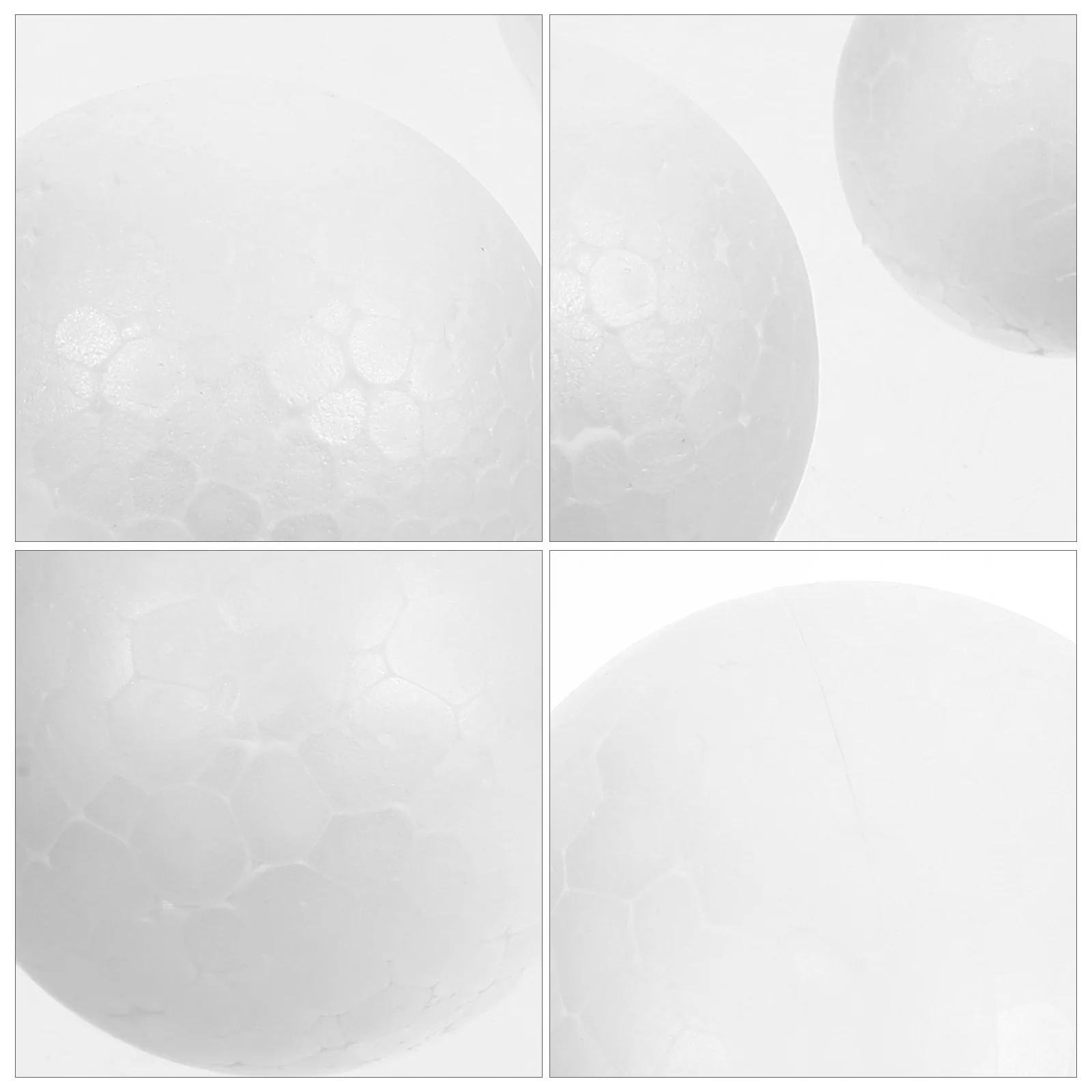 

110Pcs Solid Foam Balls Round White Foam Craft Balls for DIY Decorations Party Ornaments Christmas Wedding Crafts
