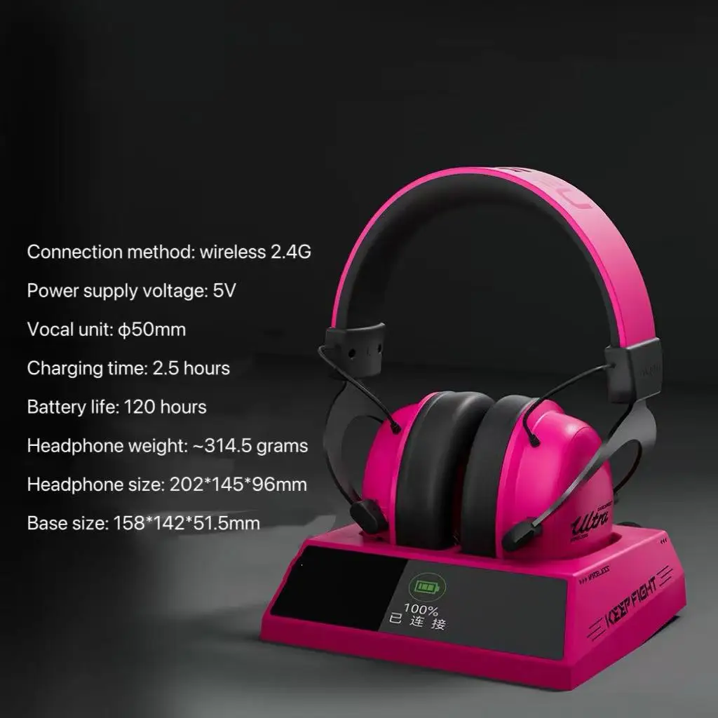 

EH925Ultra беспроводная игровая гарнитура для киберспорта с зарядной базой для экрана для компьютеров с креплением на голову