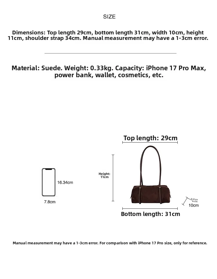 Bolso de Hombro Retro Estilo Francés para Mujer, Nuevo Modelo 2026, Ligero, de Lujo, Pequeño, de Alta Gama, Tipo Bowling