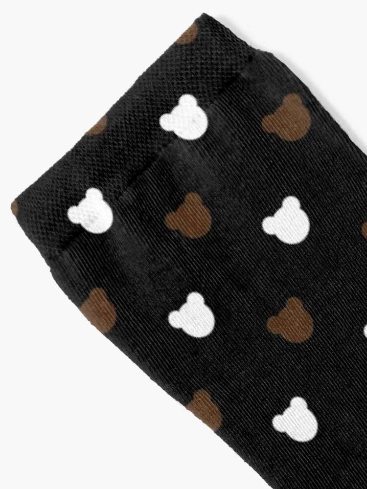 Milk and mocha pattern Socks valentine gift ideas anime japanese fashion Men's Socks Luxury Women's