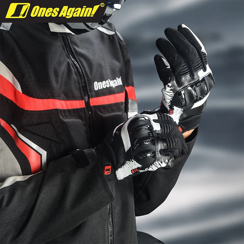 Advanced Summer Motorcycle Gloves Carbon Fiber Anti Drop Touch Screen Gloves Riding Anti-slip Wear Resistant Gloves for Men