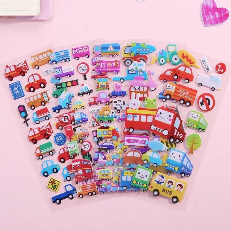 

29EE Cartoon Sticker Graffiti Sticker Easy Peel Off Scrapbook Stickers Cutting Mug Stickers Children Party Gift