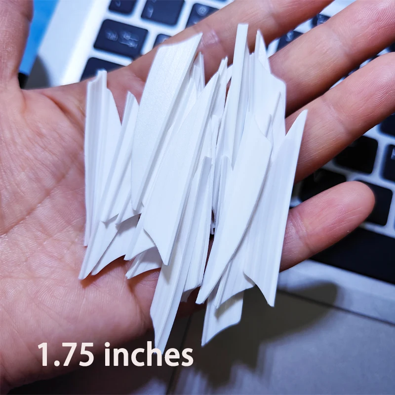 50/100 pcs Arrow Vanes 1.75Inch Air Groove Vanes Rubber Vanes Used For Archery  Shooting Accessories