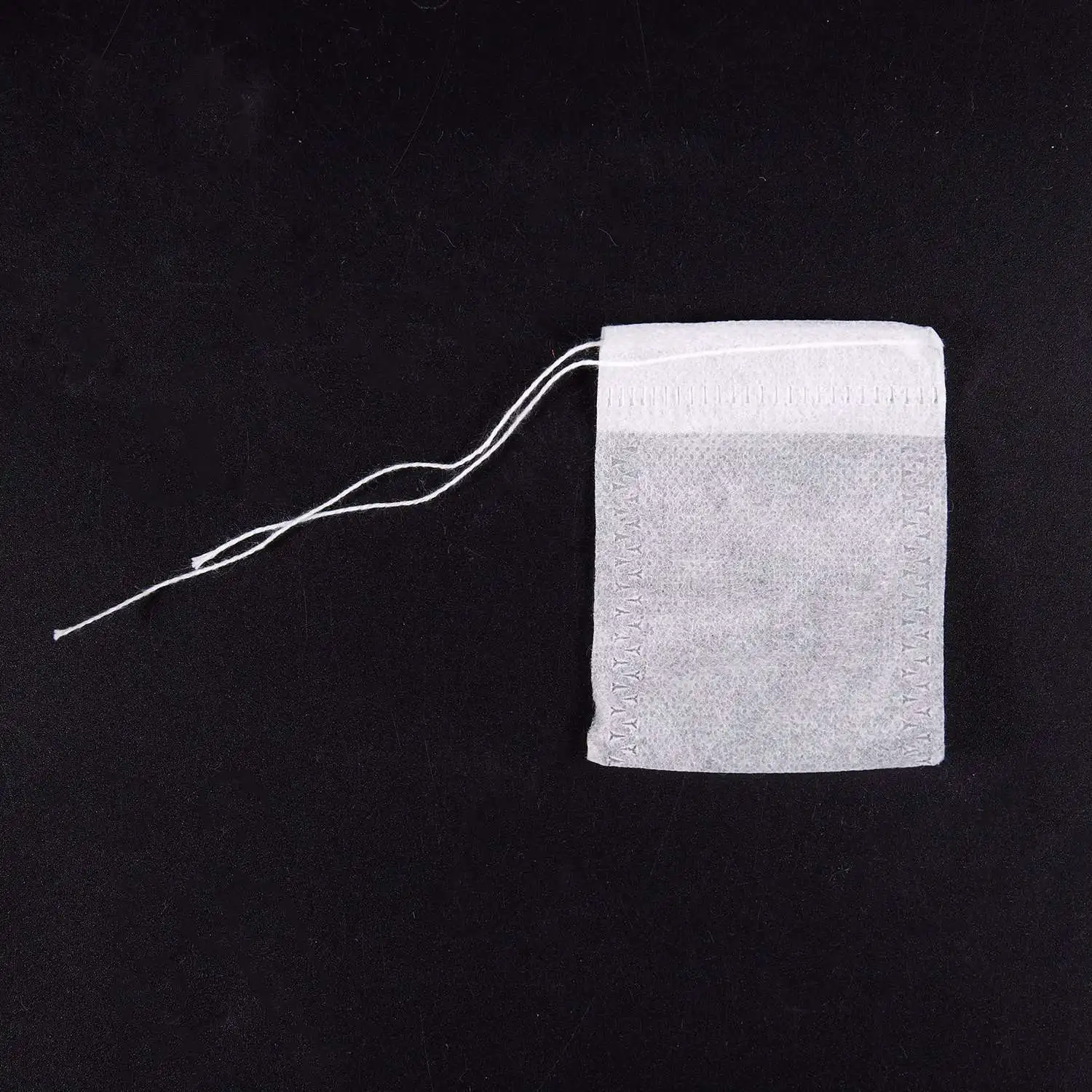 100 Pcs Disposable Empty Tea Bag String Heat Seal Filter