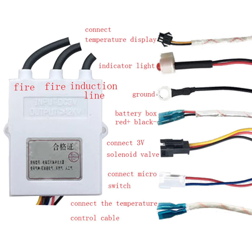 Pulse Point Controller Heater Parts Three-Wire Gas Water Gas Water Heater Double Igniter Controller New Practical